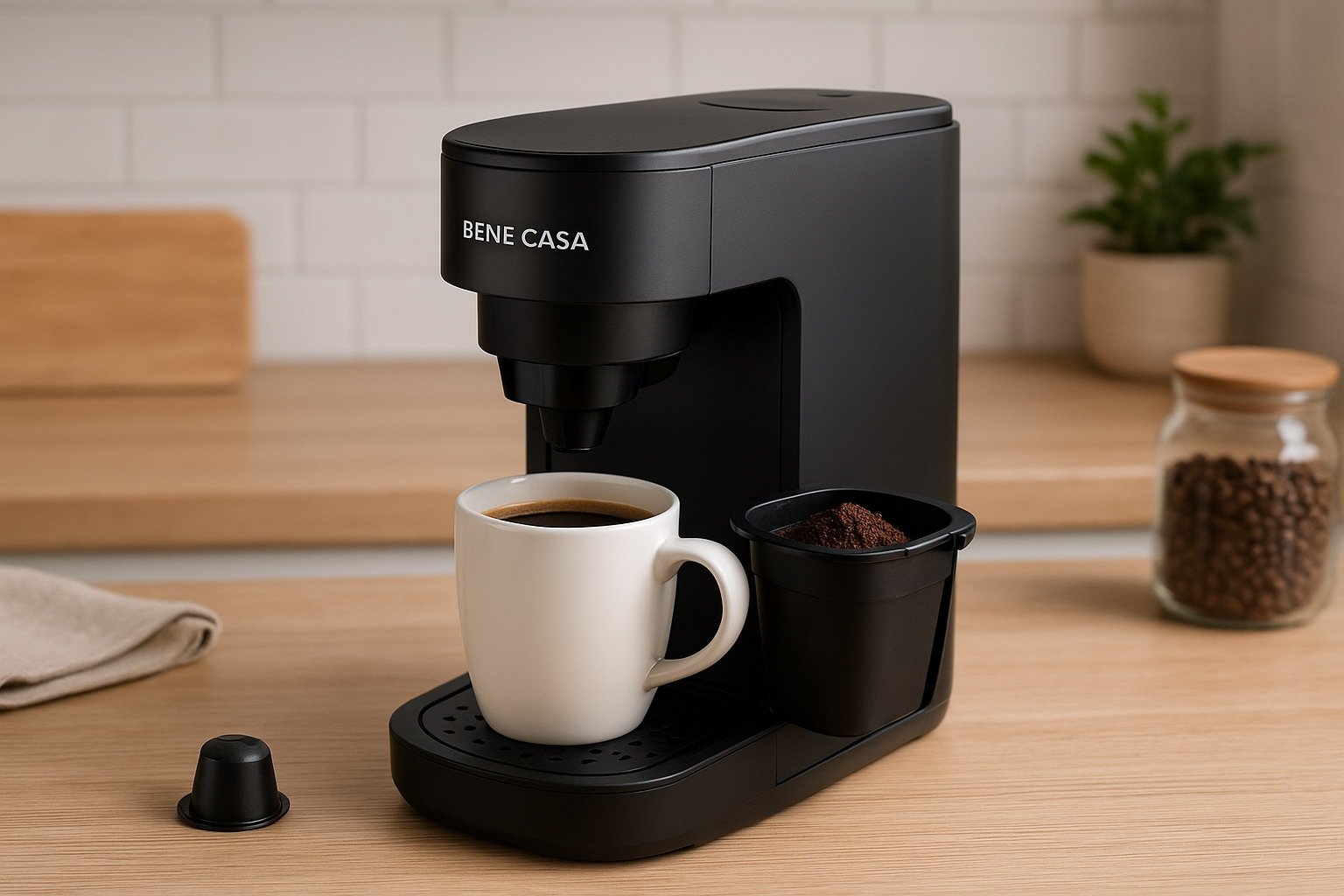 Bene Casa Capsule and Ground Coffee Maker