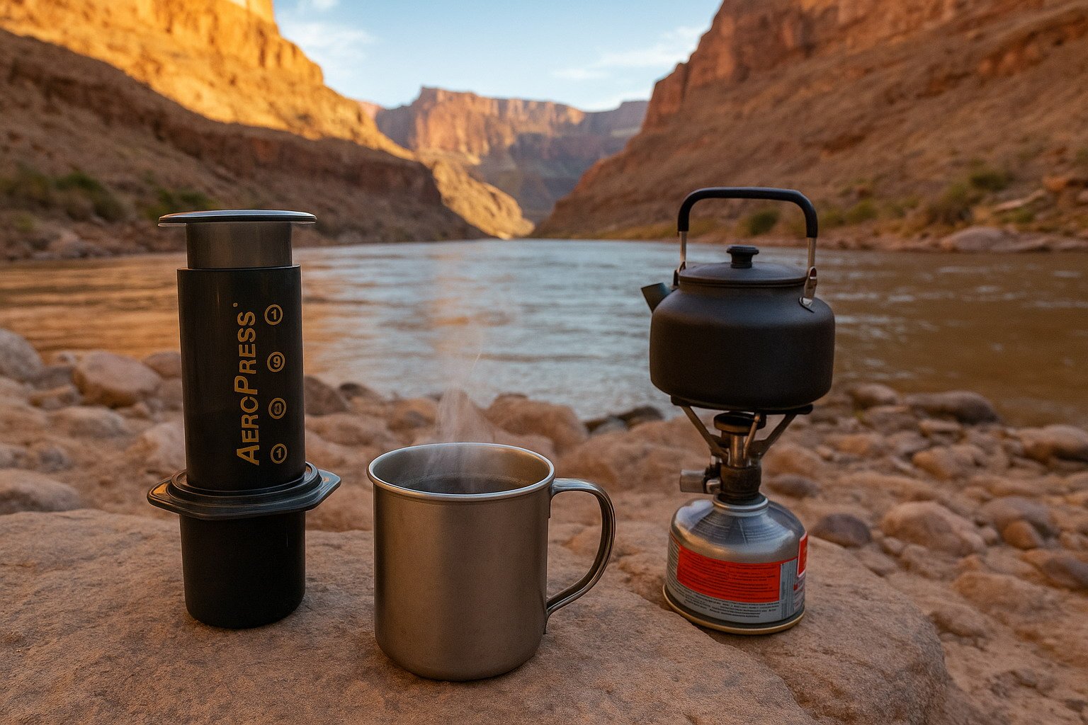 How to Make Coffee When Rafting the Grand Canyon